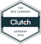 Clutch award: Top BPO Company, Germany 2026